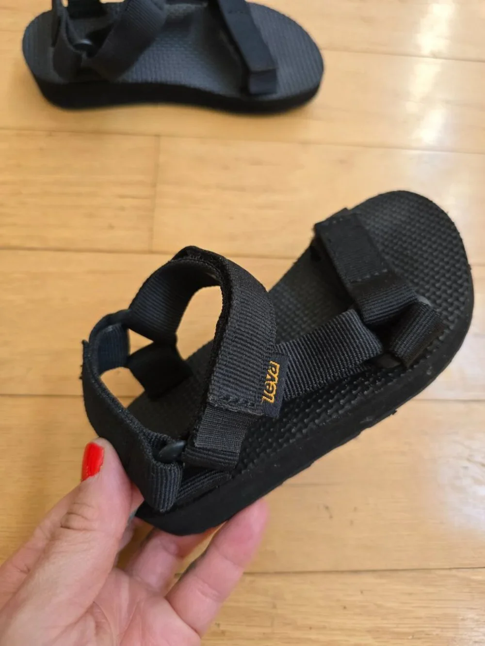 Teva | Original Universal black monochrome strappy outdoor sandals | Toddler 9